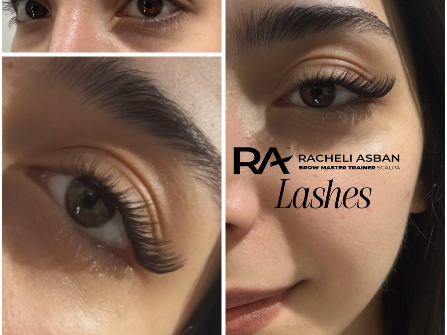 Lifted, defined natural lashes